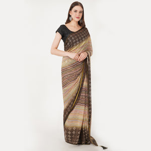 Weight Less Saree in Multi Colour